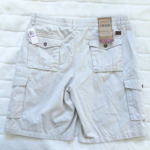 NWT Men's Izod Utility Cargo Shorts 38